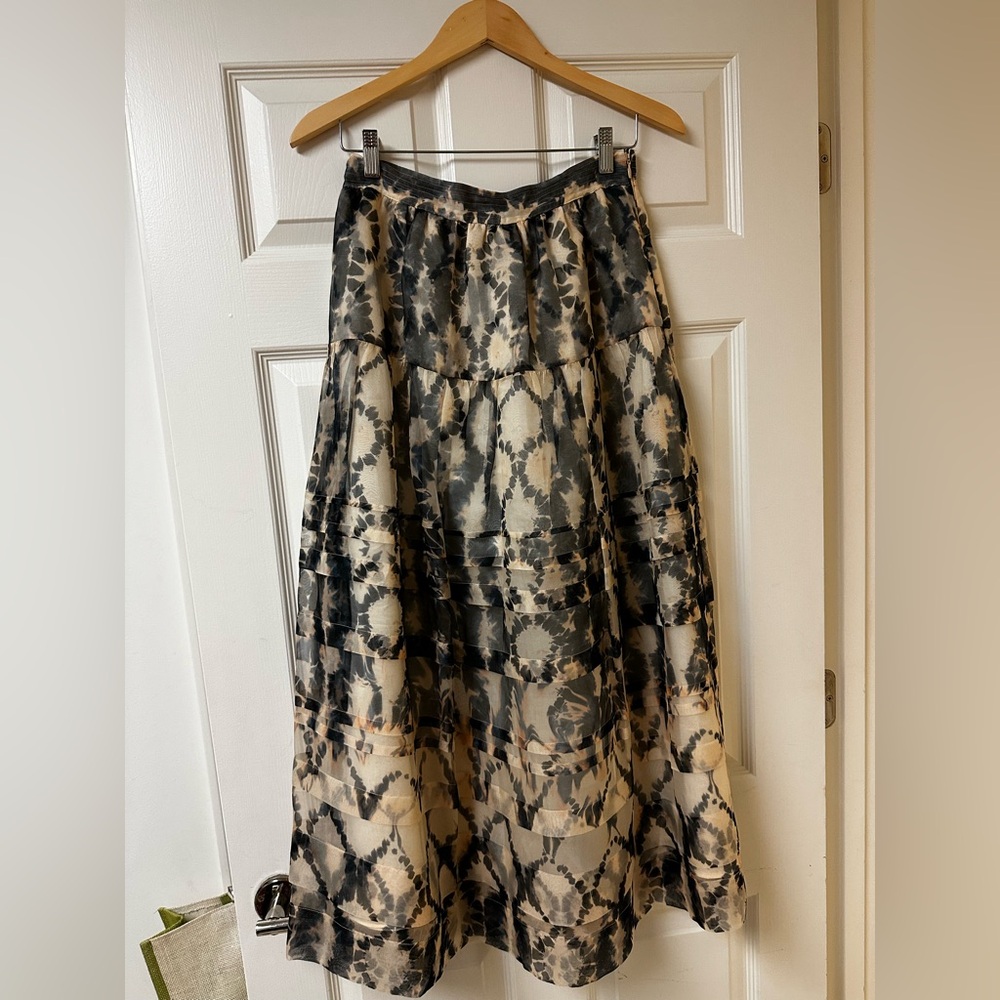 Ulla Johnson silk chiffon maxi skirt, sz 4, Like New!